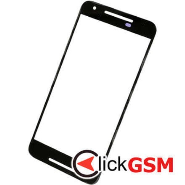 Piesa Sticla Pentru Lg Google Nexus 5x Negru Gt3