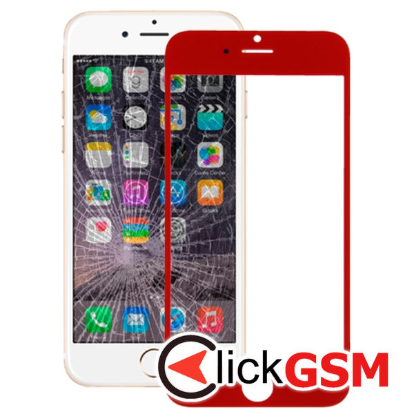 Piesa Piesa Sticla Red Apple Iphone 6 4n06