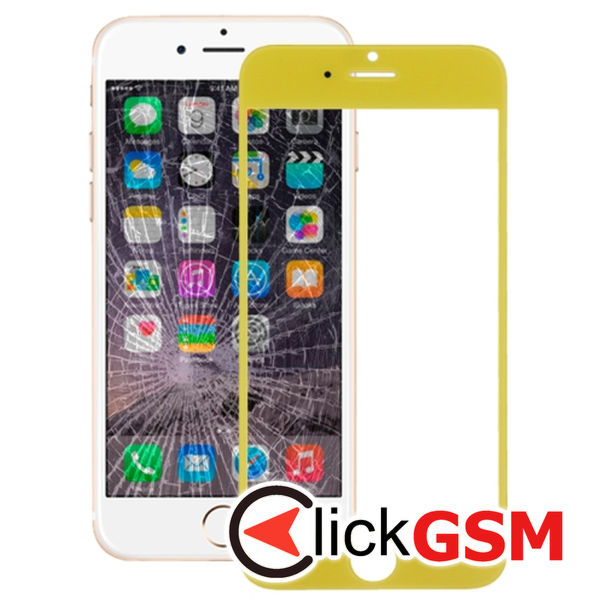 Piesa Piesa Sticla Yellow Apple Iphone 6 4mzz