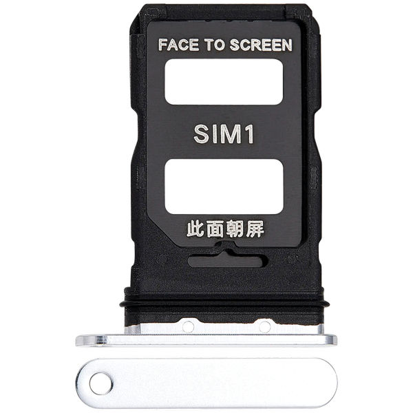 Suport SIM Alb Xiaomi 13 · Sim Card Tray For Xiaomi 13 (White)