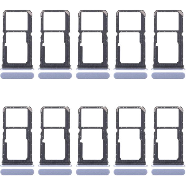 Oppo Reno11 f 5G · For OPPO Reno11 F CPH2603 10pcs SIM Card Tray + SIM Card Tray / Micro SD Card Tray (Blue)