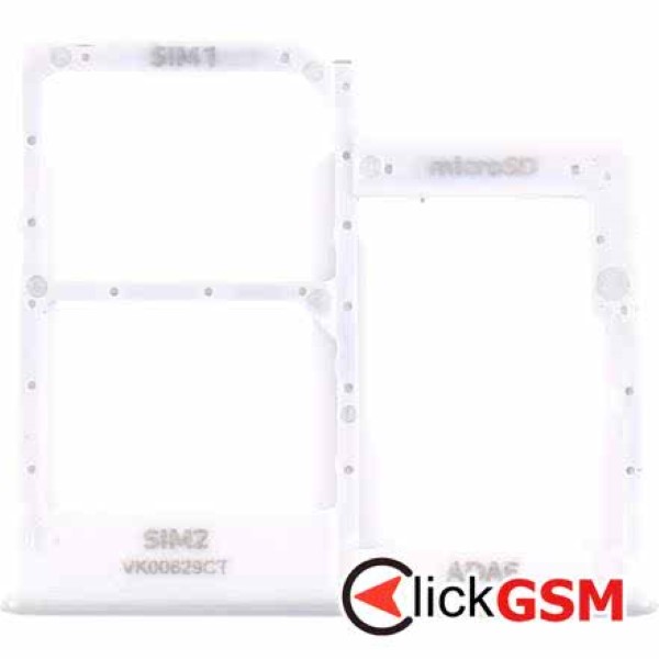 Piesa Piesa Suport Sim Argintiu Samsung Galaxy A41 2bq