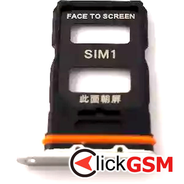 Piesa Suport Sim Argintiu Xiaomi 13 Ultra 37hn