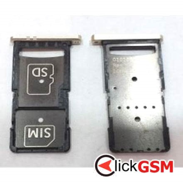 Piesa Piesa Suport Sim Auriu Motorola Moto X Force 30f9