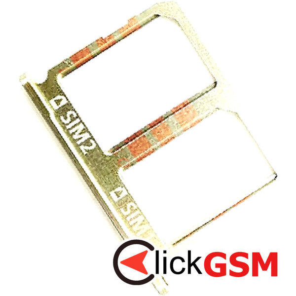 Piesa Piesa Suport Sim Auriu Samsung Galaxy S6 4itt