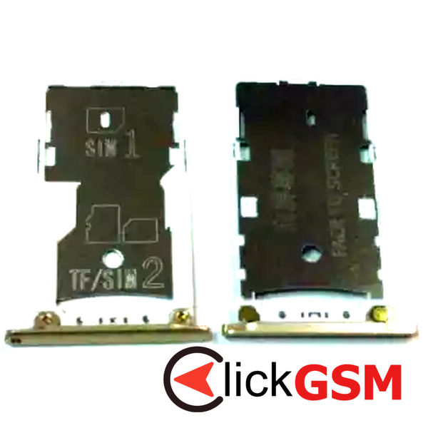 Piesa Suport Sim Auriu Xiaomi Redmi Note 3 3a68