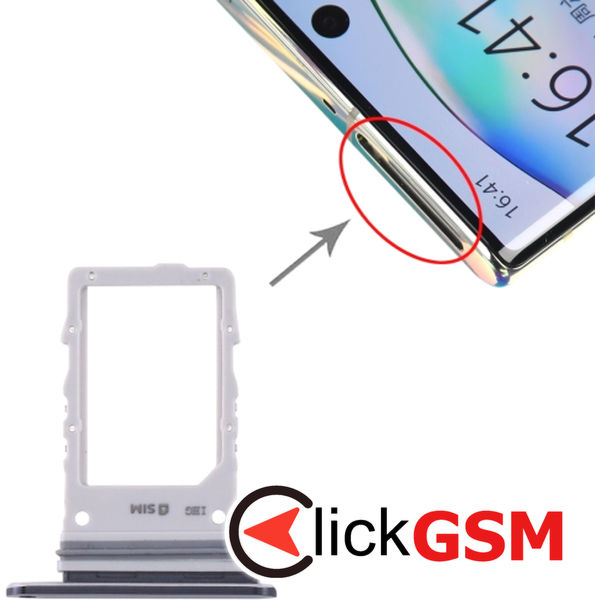 Piesa Piesa Suport Sim Black Samsung Galaxy Note10.plus 5g 4d9g