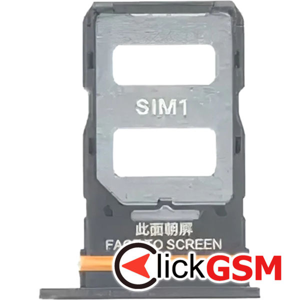 Piesa Suport Sim Black Xiaomi Redmi Note 12 Pro 32fd