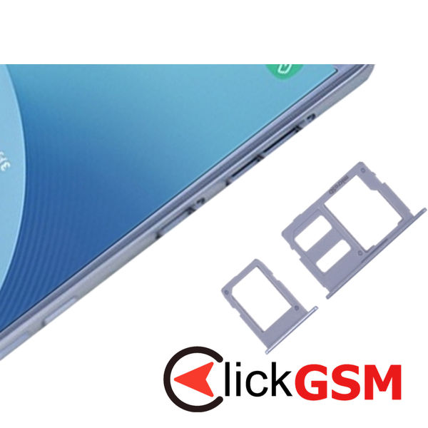 Piesa Piesa Suport Sim Blue Samsung Galaxy J3 2017 4d54