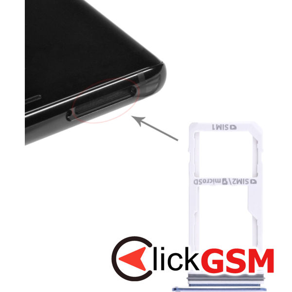 Piesa Suport Sim Blue Samsung Galaxy Note8 4dpt