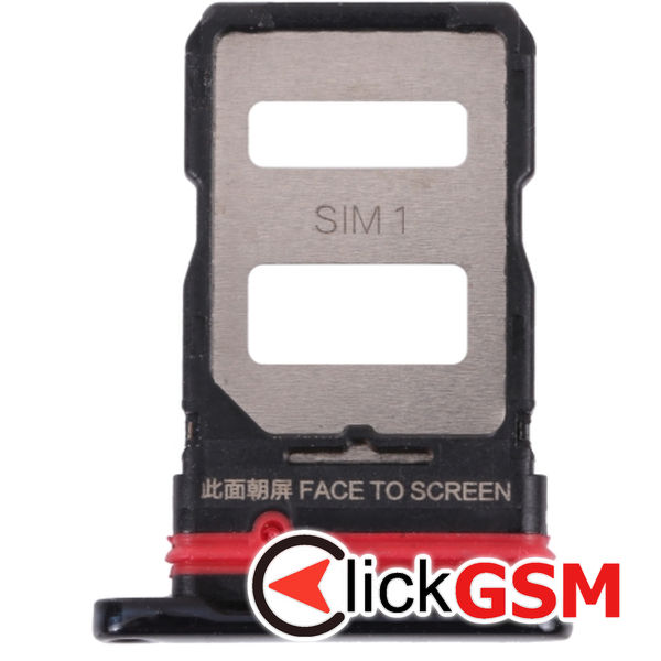 Piesa Suport Sim Cu Suport Card Black Xiaomi 11t Pro 1z0z