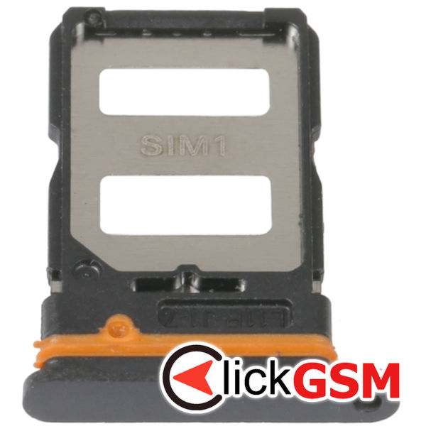 Piesa Piesa Suport Sim Cu Suport Card Black Xiaomi Redmi K40s 2vrx