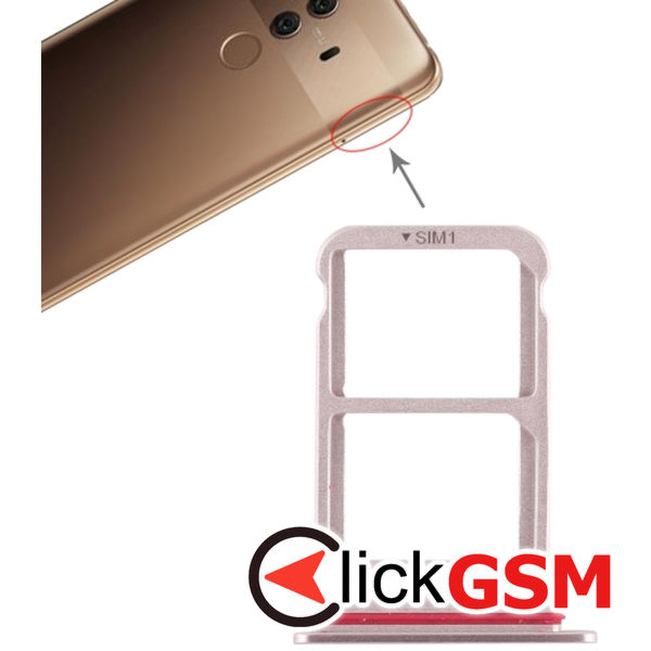 Piesa Piesa Suport Sim Cu Suport Card Gold Huawei Mate 10 Pro 2duf