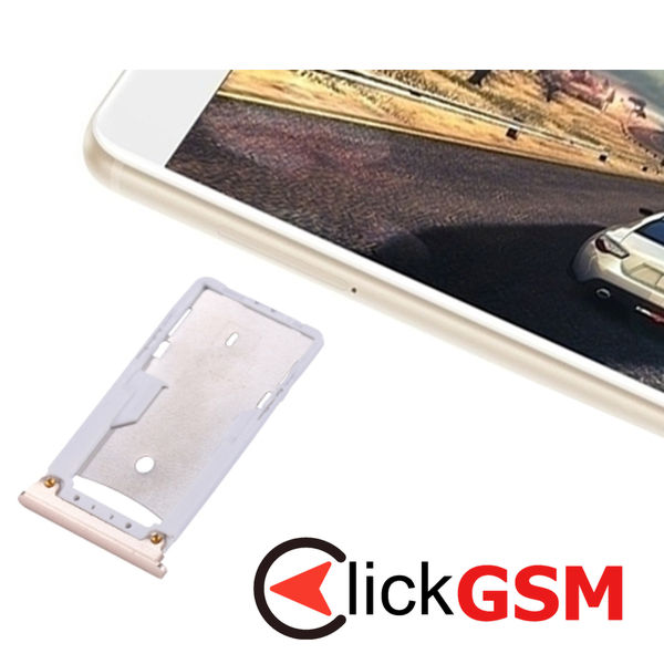 Piesa Suport Sim Cu Suport Card Gold Xiaomi Mi Max 2 1z5b