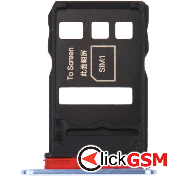 Piesa Suport Sim Cu Suport Card Gri Honor V40 5g 2buy