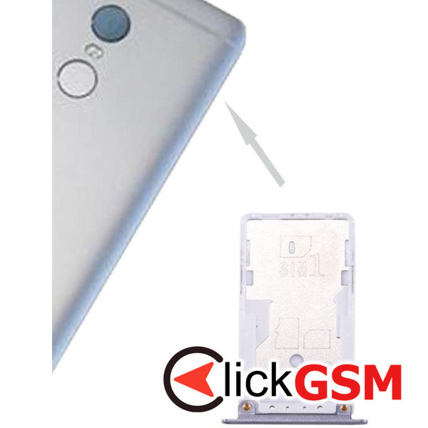 Piesa Piesa Suport Sim Cu Suport Card Gri Xiaomi Redmi Note 4 1z4m