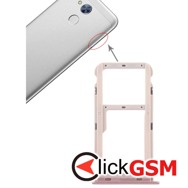 Piesa Suport Sim Cu Suport Card Honor 6a 2e8u