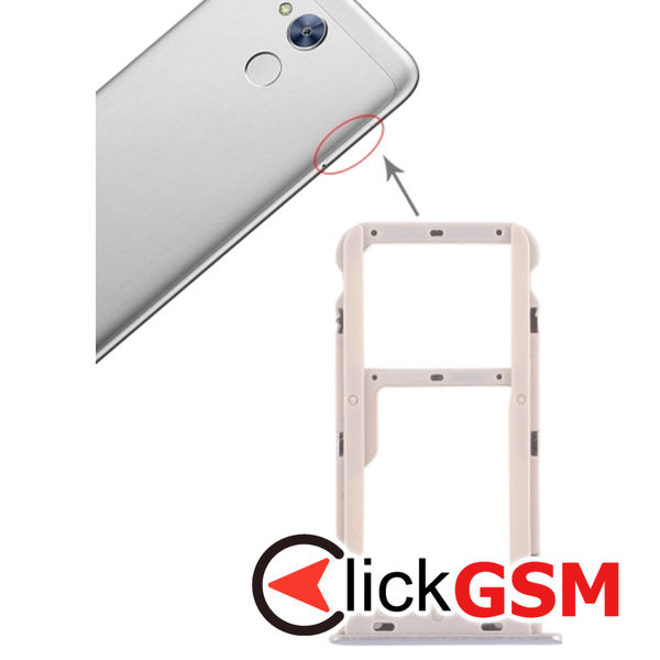 Piesa Suport Sim Cu Suport Card Honor 6a 2e8x