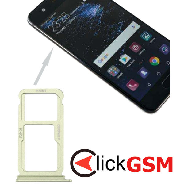 Piesa Suport Sim Cu Suport Card Huawei P10 Plus 2ap0