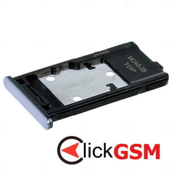 Piesa Suport Sim Cu Suport Card Micro Sd Albastru Samsung Galaxy M31s 10cm