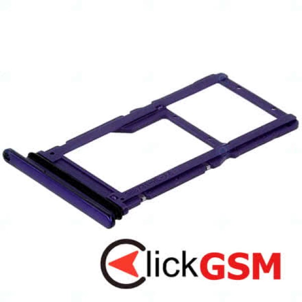 Piesa Suport Sim Cu Suport Card Micro Sd Pentru Motorola Moto G9 Power Violet Kog