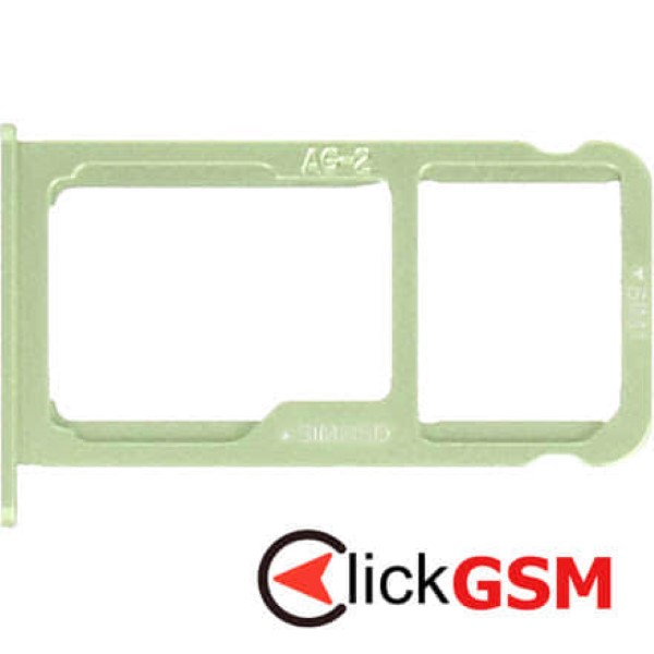 Piesa Piesa Suport Sim Cu Suport Card Micro Sd Verde Huawei P10 1auw