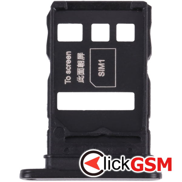 Piesa Suport Sim Cu Suport Card Negru Honor 50 2c7r