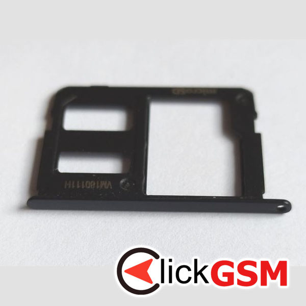 Piesa Piesa Suport Sim Cu Suport Card Negru Samsung Galaxy J3 2017 1u42