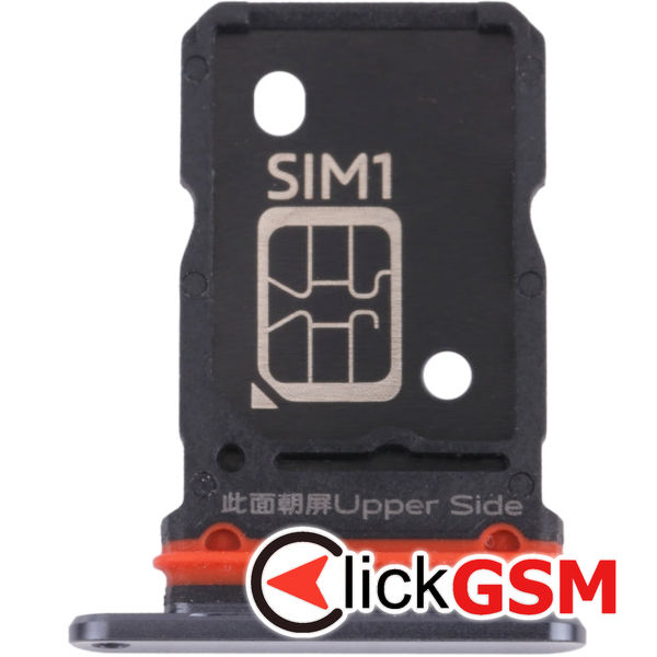 Piesa Suport Sim Cu Suport Card Negru Vivo X60 Pro 1ztz