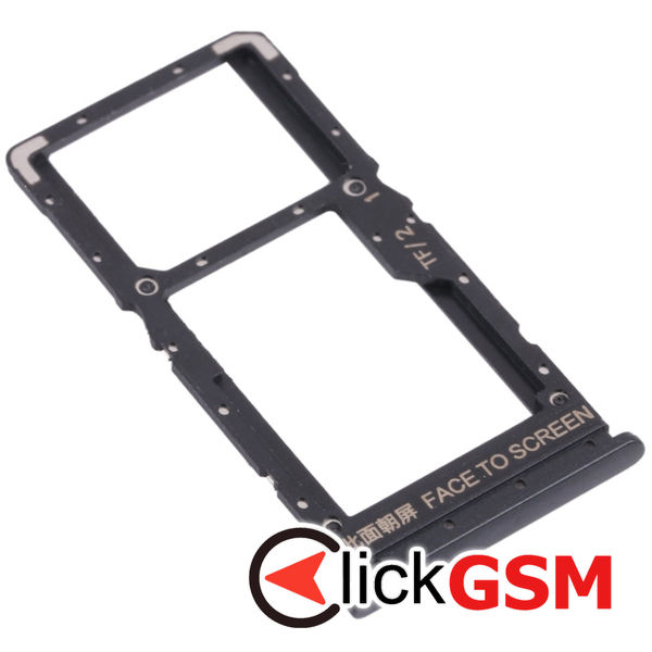 Piesa Suport Sim Cu Suport Card Negru Xiaomi Poco X3 Gt 1z20