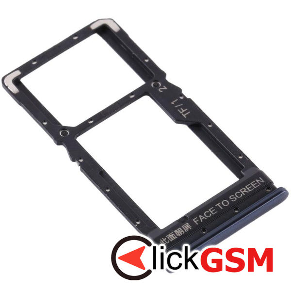 Piesa Suport Sim Cu Suport Card Negru Xiaomi Poco X3 Nfc 1z2d