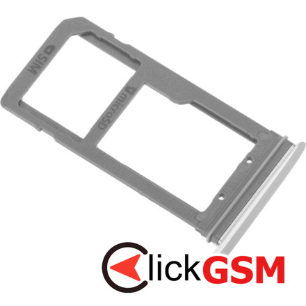 Suport Sim cu Suport Card Argintiu Samsung Galaxy S7 Edge dj8