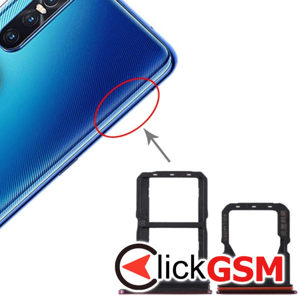 Piesa Piesa Suport Sim Cu Suport Card Red Vivo S1 Pro 1zwk