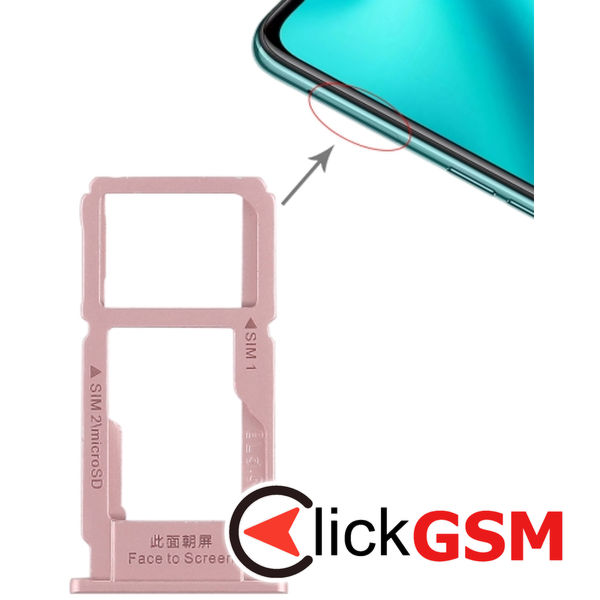 Piesa Piesa Suport Sim Cu Suport Card Rose Gold Oppo R11 Plus 1wxv