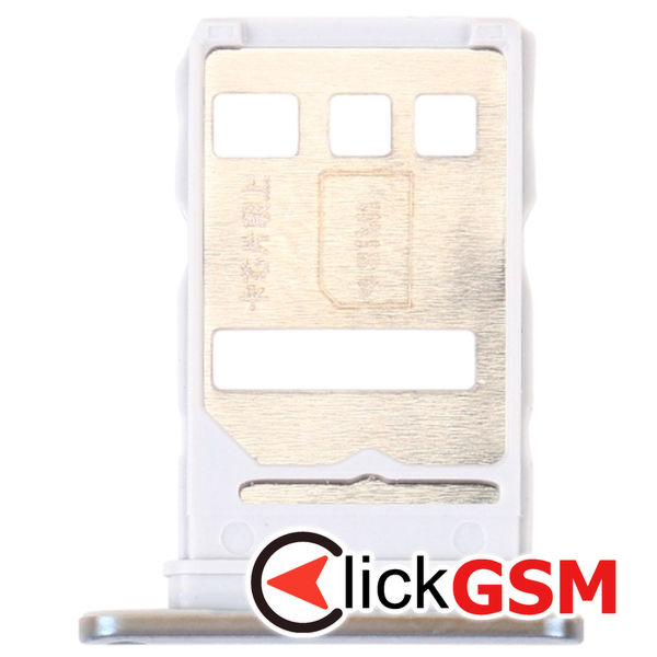 Piesa Piesa Suport Sim Cu Suport Card Silver Honor X10 5g 2bvm