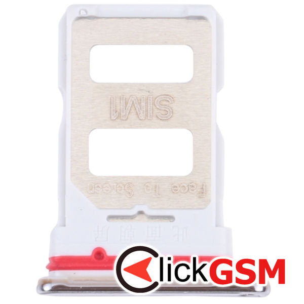 Piesa Piesa Suport Sim Cu Suport Card Silver Xiaomi Redmi K40 Pro 1z07