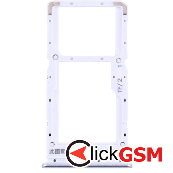 Piesa Suport Sim Cu Suport Card White Xiaomi Poco X3 Gt 1z28