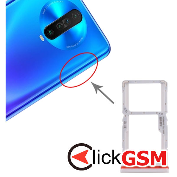 Piesa Suport Sim Cu Suport Card Xiaomi Redmi K30 1z45