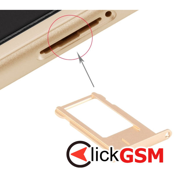 Piesa Suport Sim Gold Apple Iphone 6 Plus 4fec