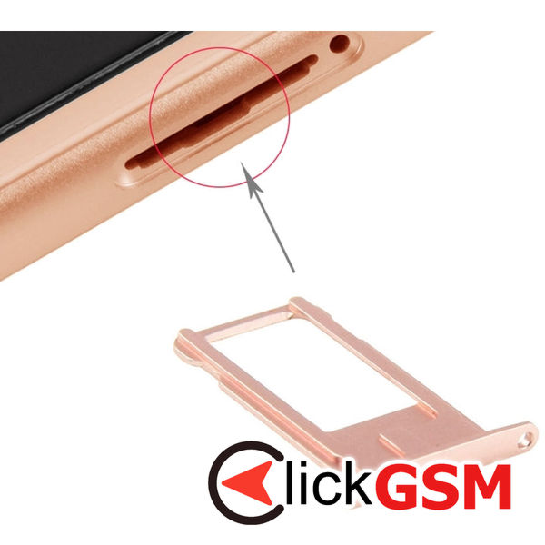 Piesa Suport Sim Gold Apple Iphone 6 Plus 4fed