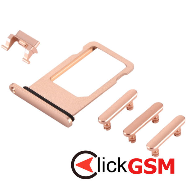 Piesa Piesa Suport Sim Gold Apple Iphone 8 4g3q