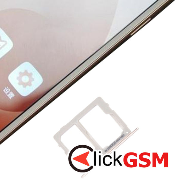 Piesa Piesa Suport Sim Gold Samsung Galaxy C7 Pro 4dpi