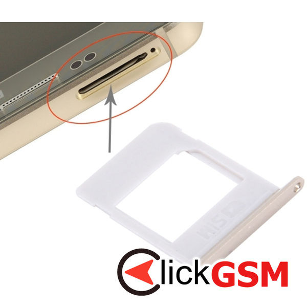 Piesa Suport Sim Gold Samsung Galaxy Note5 4ecj