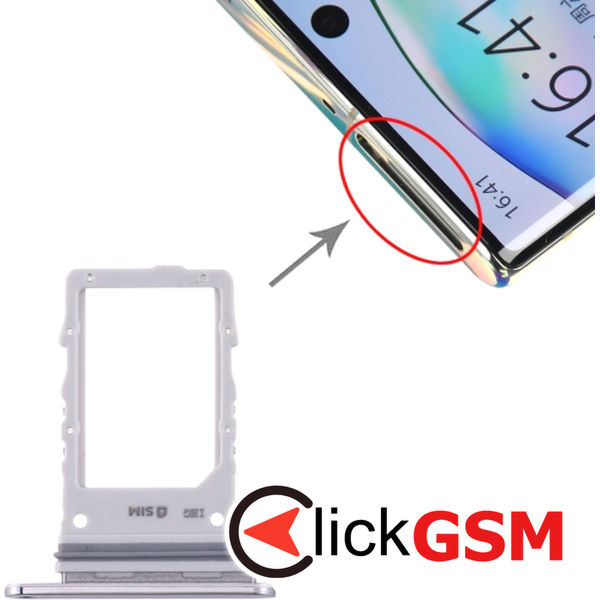 Piesa Suport Sim Grey Samsung Galaxy Note10.plus 5g 4edy