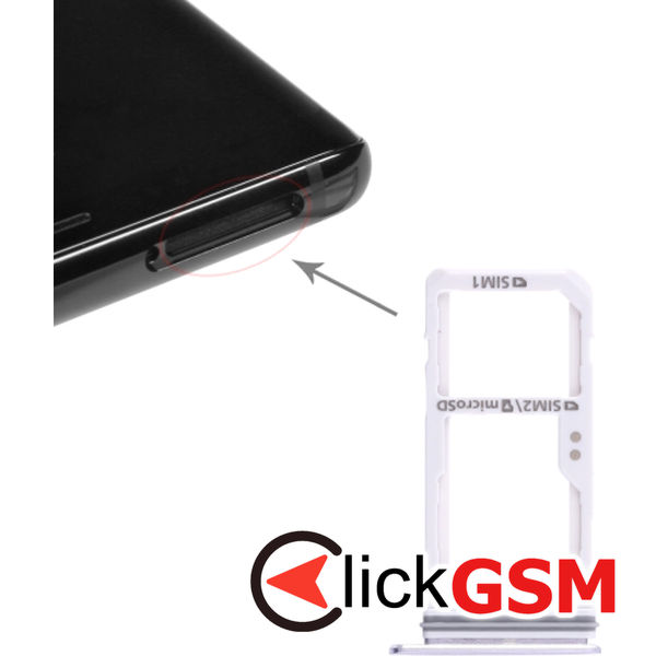 Piesa Suport Sim Grey Samsung Galaxy Note8 4d5y