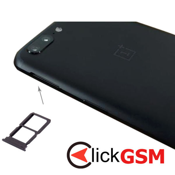 Piesa Piesa Suport Sim Gri Oneplus 5 2212