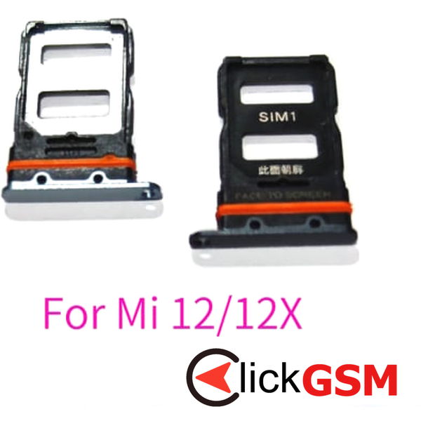 Piesa Piesa Suport Sim Gri Xiaomi 12x 2f8e