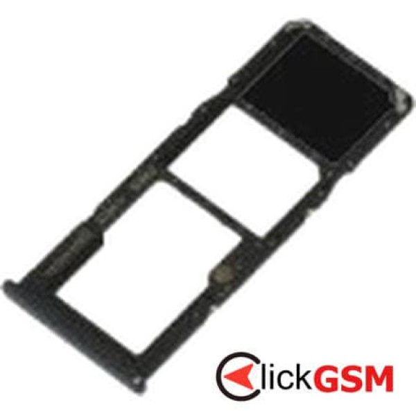 Piesa Piesa Suport Sim Negru Samsung Galaxy A51 605