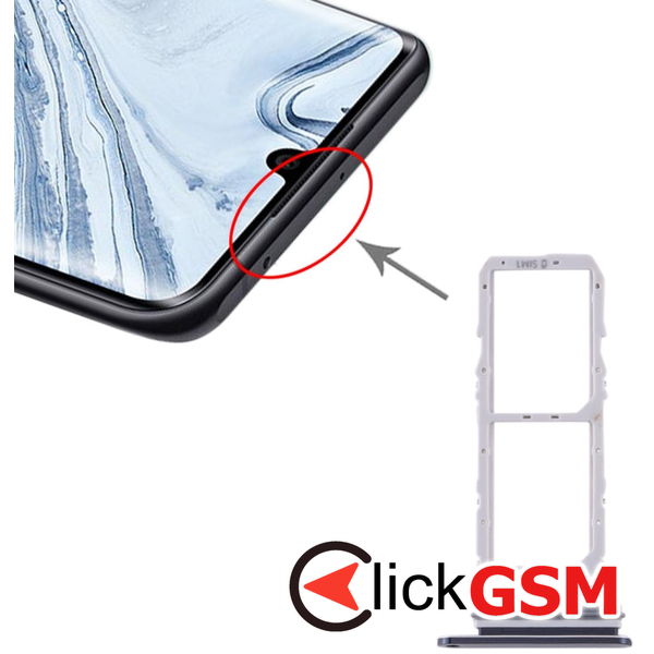 Piesa Piesa Suport Sim Negru Samsung Galaxy Note10 4edw