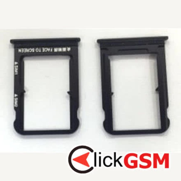 Piesa Piesa Suport Sim Negru Xiaomi Mi 8 38cl